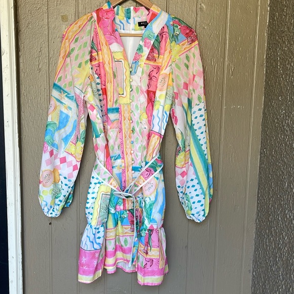 Beulah Dresses & Skirts - Beulah Multicolor Patterned Dress